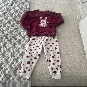 Cozy Kids Pajama Set with Heart Design